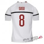 Camiseta AC Milan Segunda Equipacion 8#SUSO 2018-2019