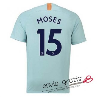 Camiseta Chelsea Tercera Equipacion 15#MOSES 2018-2019