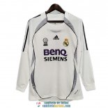 Camiseta Manga Larga Real Madrid Retro Primera Equipacion 2000 2001