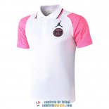 Camiseta PSG Polo White Pink 2020/2021