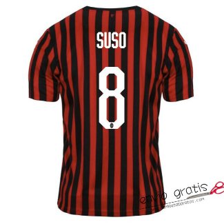 Camiseta AC Milan Primera Equipacion 8#SUSO 2019-2020