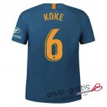 Camiseta Atletico de Madrid Tercera Equipacion 6#KOKE 2018-2019