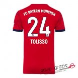 Camiseta Bayern Munich Primera Equipacion 24#TOLISSO 2018-2019