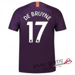 Camiseta Manchester City Tercera Equipacion 17#DE BRUYNE 2018-2019