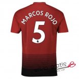 Camiseta Manchester United Primera Equipacion 5#MARCOS ROJO 2018-2019