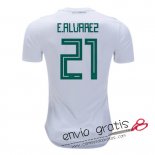 Camiseta Mexico Segunda Equipacion 21#E.ALVAREZ 2018