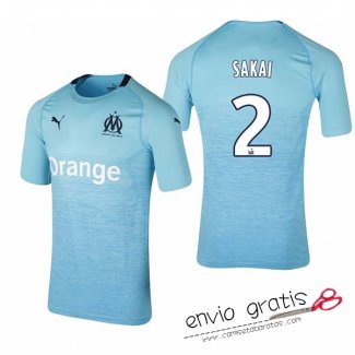 Camiseta Olympique Marseille Tercera Equipacion 2#SAKAI 2018-2019