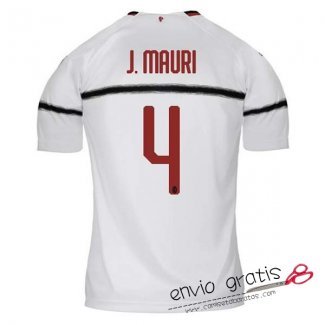 Camiseta AC Milan Segunda Equipacion 4#J.MAURI 2018-2019