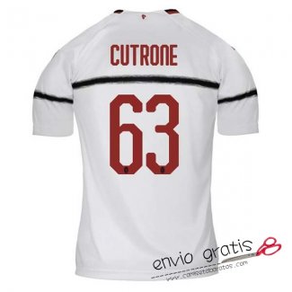 Camiseta AC Milan Segunda Equipacion 63#CUTRONE 2018-2019