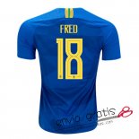 Camiseta Brasil Segunda Equipacion 18#FRED 2018