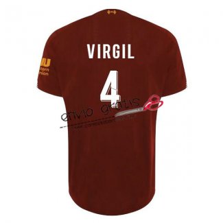 Camiseta Liverpool Primera Equipacion 4 VIRGIL 2019-2020 LFC