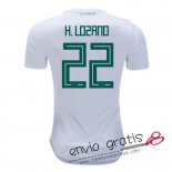 Camiseta Mexico Segunda Equipacion 22#H.LOZANO 2018