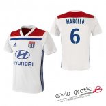 Camiseta Olympique Lyonnais Primera Equipacion 6#MARCELO 2018-2019