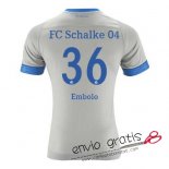 Camiseta Schalke 04 Segunda Equipacion 36#Embolo 2018-2019