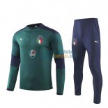 Italia Sudadera De Entrenamiento Green + Pantalon 2019-2020