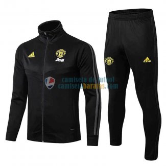 Manchester United Chaqueta Black + Pantalon 2019-2020