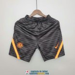 Pantalon Corto Chelsea Training Black Grey VI 2021/2022