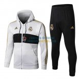 Real Madrid Chaqueta Capucha White + Pantalon 2019-2020