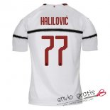 Camiseta AC Milan Segunda Equipacion 77#HALILOVIC 2018-2019