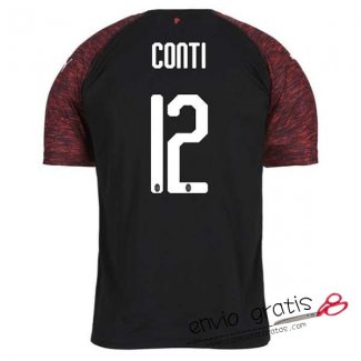 Camiseta AC Milan Tercera Equipacion 12#CONTI 2018-2019