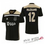 Camiseta Ajax Segunda Equipacion 12#MAZRAOUI 2018-2019