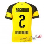 Camiseta Borussia Dortmund Primera Equipacion 2#ZAGADOU 2018-2019