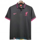 Camiseta Liverpool Polo Black 2020/2021