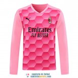 Camiseta Manga Larga AC Milan Portero Pink 2020/2021