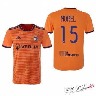 Camiseta Olympique Lyonnais Tercera Equipacion 15#MOREL 2018-2019