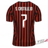 Camiseta AC Milan Primera Equipacion 7#S.CASTILLEJO 2019-2020