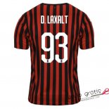 Camiseta AC Milan Primera Equipacion 93#D.LAXALT 2019-2020