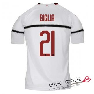 Camiseta AC Milan Segunda Equipacion 21#BIGLIA 2018-2019