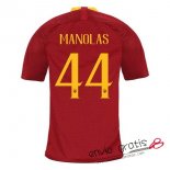 Camiseta AS Roma Primera Equipacion 44#MANOLAS 2018-2019