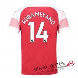 Camiseta Arsenal Primera Equipacion 14#AUBAMEYANG 2018-2019