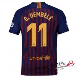 Camiseta Barcelona Primera Equipacion 11#O.DEMBELE 2018-2019