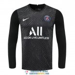 Camiseta Manga Larga PSG Portero Black 2020/2021