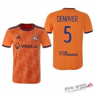 Camiseta Olympique Lyonnais Tercera Equipacion 5#DENAYER 2018-2019