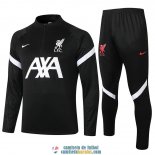 Liverpool Sudadera De Entrenamiento Black + Pantalon 2020/2021