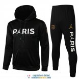 PSG x Jordan Sudadera Capucha Black II + Pantalon Black II 2021/2022