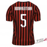 Camiseta AC Milan Primera Equipacion 5#BONAVENTURA 2019-2020