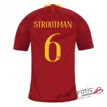 Camiseta AS Roma Primera Equipacion 6#STROOTMAN 2018-2019