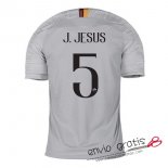 Camiseta AS Roma Segunda Equipacion 5#J.JESUS 2018-2019