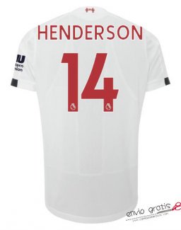 Camiseta Liverpool Segunda Equipacion 14#HENDERSON 2019-2020