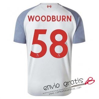 Camiseta Liverpool Tercera Equipacion 58#WOODBURN 2018-2019