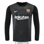 Camiseta Manga Larga Barcelona Portero Black 2020/2021