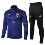 Manchester United Chaqueta Blue + Pantalon 2019-2020