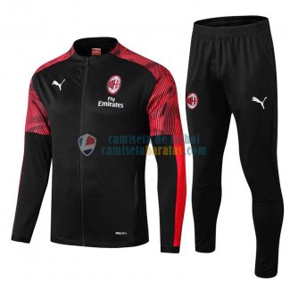 AC Milan Chaqueta Black + Pantalon 2019-2020