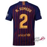 Camiseta Barcelona Primera Equipacion 2#N.SEMEDO 2018-2019