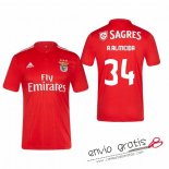 Camiseta Benfica Primera Equipacion 34#A.ALMEIDA 2018-2019