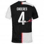 Camiseta Juventus Primera Equipacion 4 CACERES 2019-2020